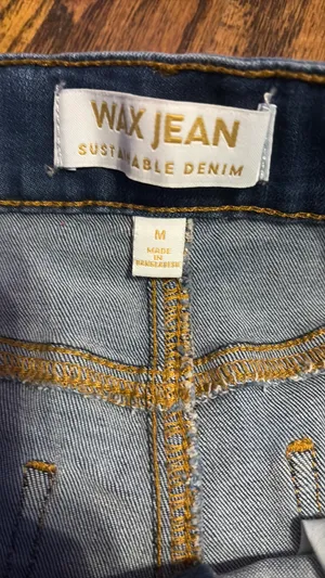 Wax Jean Shorts Distressed Denim thumbnail 2