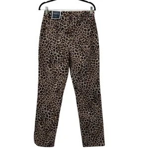 Charter Club Leopard Print Straight Leg Pants(Size 6) thumbnail 4