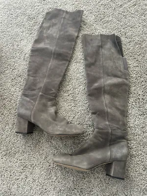 Splendid Suede Taupe knee high boots  thumbnail 1