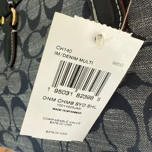 coach Sydney Satchel In Signature Chambray ch140 thumbnail 8