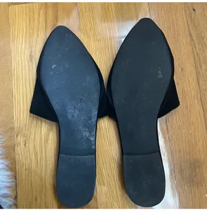 Steve Madden Black Suede Mules thumbnail 4