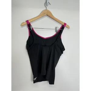 ‎Speedo Fitness Hydro Bra Tankini Pink/Black Size 10 thumbnail 3