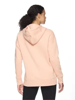 Reebok large logo Hoodie with Pocket Dusty Coral Size M thumbnail 2