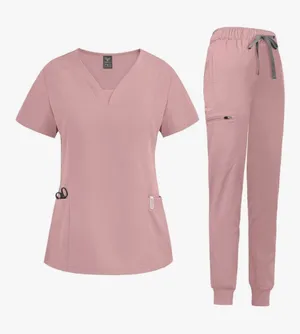 Pink scrub set Size M thumbnail 1