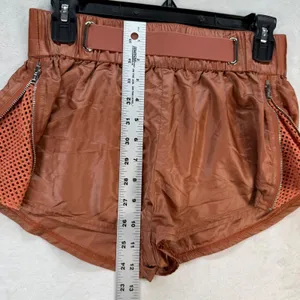 FP Movement Zippers Running Shorts High Waist‎ Athletic Copper Size S thumbnail 3
