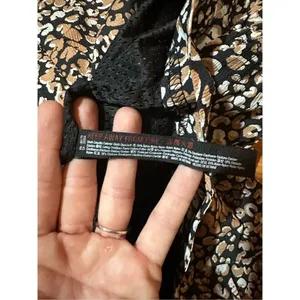 Free People Run Wild Hooded Jacket in‎ Leopard Sz Small thumbnail 13