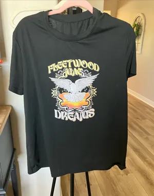 Fleetwood Mac "Dreams" Black Graphic Tee Size XXL thumbnail 1