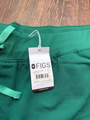 NWT FIGS Women’s Hunter Green Zamora 2.0 Jogger Scrub Pants - Size 4XL Petite thumbnail 5