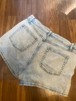 Wild Fable White Wash Denim Shorts thumbnail 3