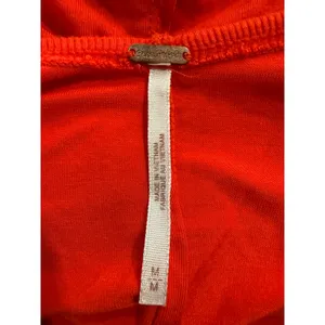 Free People We The Free Womens Red V Neck Long Sleeve‎ Oversized Tunic Top M thumbnail 4