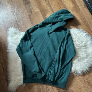 HOLLISTER Feel Good Fleece Cozy Hoodie In Dark Teal thumbnail 4