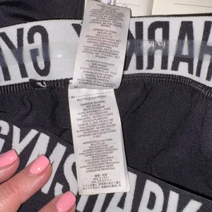 Gymshark Fit Leggings Black Women Size Small Athletic Wear Logo Waist Band thumbnail 8