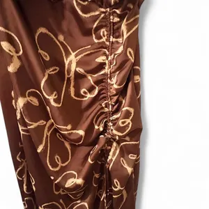 Urban Outfitters Brown Butterfly-Print Midi Slip Dress Sz M thumbnail 3