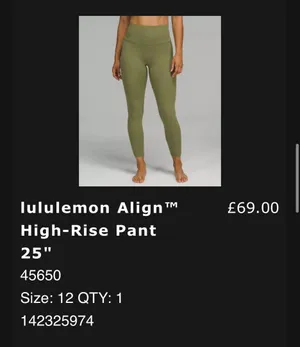 lululemon Align ™ High-Rise Pant 25" thumbnail 2