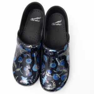 Dansko. Blue Garden Patent Clog.‎ thumbnail 2