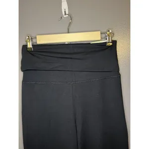OFFLINE By Aerie Leggings Womens Medium Black Foldover Hi Rise Flare Yoga Pants thumbnail 2