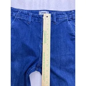 Paige Wide Leg Jeans‎ Women 26 Blue High Rise Trouser Denim thumbnail 7