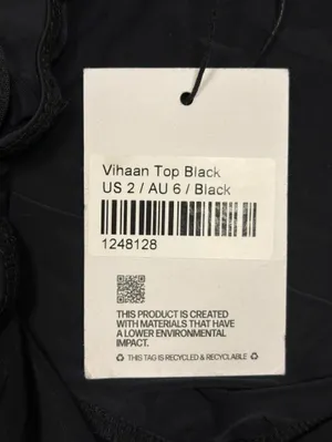 Princess Polly Black Vihaan Crop Top Size 2 Bow Detail Sweetheart Neckline NWT thumbnail 13