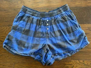 Aerie Pajama Shorts Plaid thumbnail 1