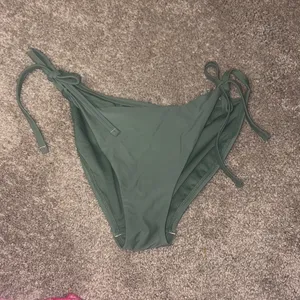 New Shade & Shore steal Green Bikini Bottoms string M thumbnail 7