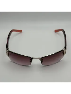 Fossil Women's Rimless Sunglasses with Purple Gradient Lenses and Ombre Arms thumbnail 4