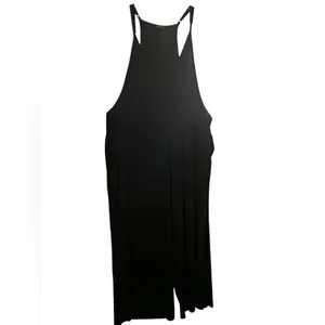 Loving People cropped onesie romper sz L black thumbnail 4