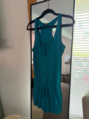 Express Teal Romper thumbnail 4