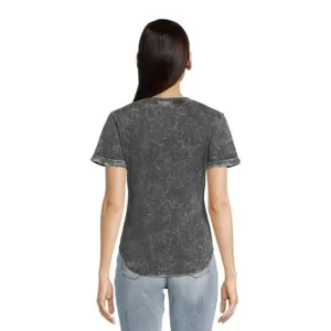 Junior Womens No Boundaries Wild Child Bleach Dyed Tee Shirt - Sz S thumbnail 2