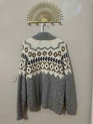 Old Navy Fair Isle Zip Cardigan thumbnail 2