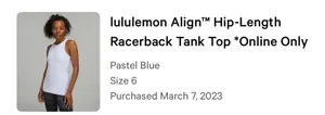 Lululemon Align Tank thumbnail 5
