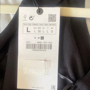 Zara Black Sleeveless Dress thumbnail 6