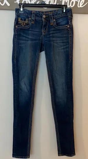 Dark Wash Rock Revival Calli Jeans thumbnail 1