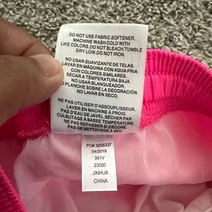 Soffe Pink Low Rise Shorts with White Trim thumbnail 7