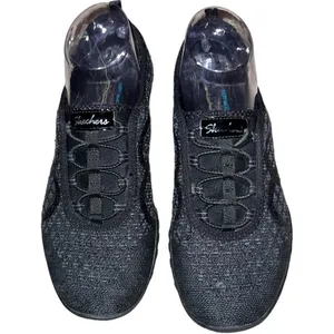 Skechers black breath easy infi-knity slip on shoes thumbnail 4