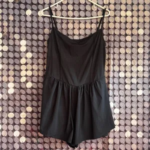 NWT‎ Women’s Black Summer Sleeveless Romper - XL thumbnail 5