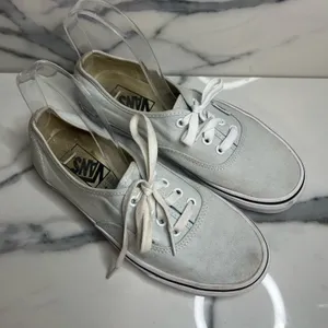 Vans Classic Baby Blue Canvas Off the Wall Skateboard Shoes Men Sz 6 Wm Sz 7.5 thumbnail 2