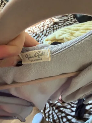 Blue/ grey zip up jacket Blue thumbnail 3