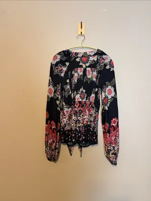Free People Run Free Printed Tunic‎ Night Combo Size Medium thumbnail 8