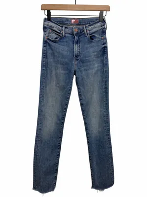 MOTHER The Rascal Ankle Fray Bonfire Lighting Blue Size 26 thumbnail 2