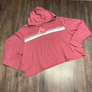 Puma XL Amplified Cropped Hoodie thumbnail 6