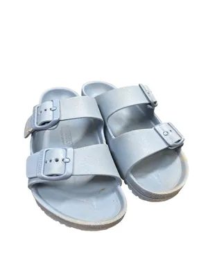 Birkenstock womens blue slip on designer casual sandals sz 33/3.5 SKU 10-520 thumbnail 11