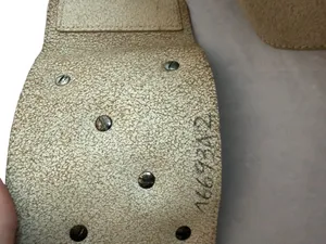 Beige Floral Stud Wide Belt Unique Y2k Retro Vintage 40" Long Women's thumbnail 11