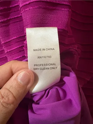 Anna Cate Fuchsia Textured Stripe Mini Dress thumbnail 10