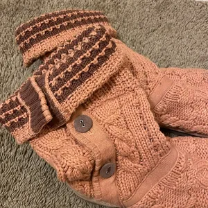 UGG Knitted High Boots in Orange Salmon Women’s Size 8 thumbnail 4