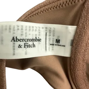 Abercrombie & Fitch Bra Womens M Brown Metallic Sparkly Halter Unlined thumbnail 3