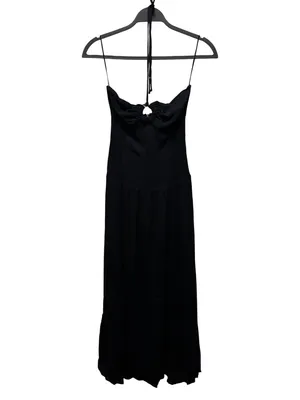 Reformation Eleni Dress Size 0 Black thumbnail 4