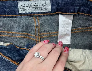 Baby Phat Vintage Y2K Faded Denim Bratz Vibes Mid Rise Flare Bootcut Leg Jeans thumbnail 6