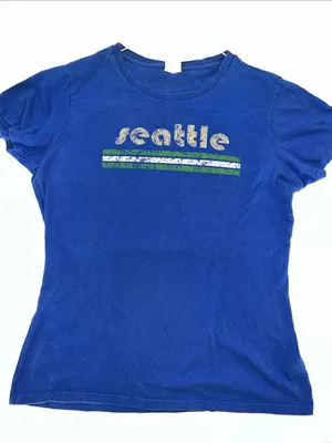Seahawks Shirt Vintage Seattle logo thumbnail 1