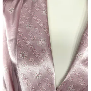 Vintage Jones New York Womens Robe Pink Pattern Shawl Collar Tie Waist‎ M thumbnail 6