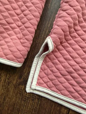 Women’s Pink Quilted Wallflower T Snap Waffle Pullover Sweatshirt - Size M thumbnail 9